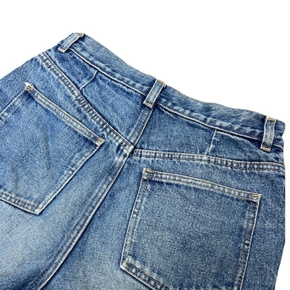 Vintage 100% cotton cut off high rise jeans shorts - Picture 4 of 13